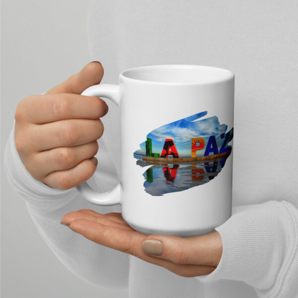 Taza blanca La Paz - Imagen 4