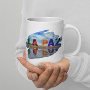 Taza blanca La Paz