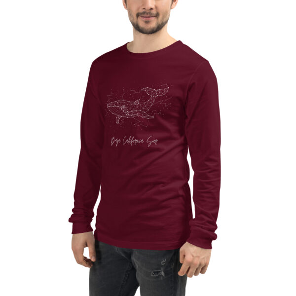 Camiseta Constelación Ballena manga larga unisex - Imagen 3