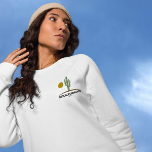 Sudadera orgánica  unisex solo Logo