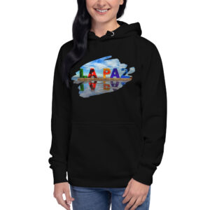 Sudadera Letras La Paz Unisex